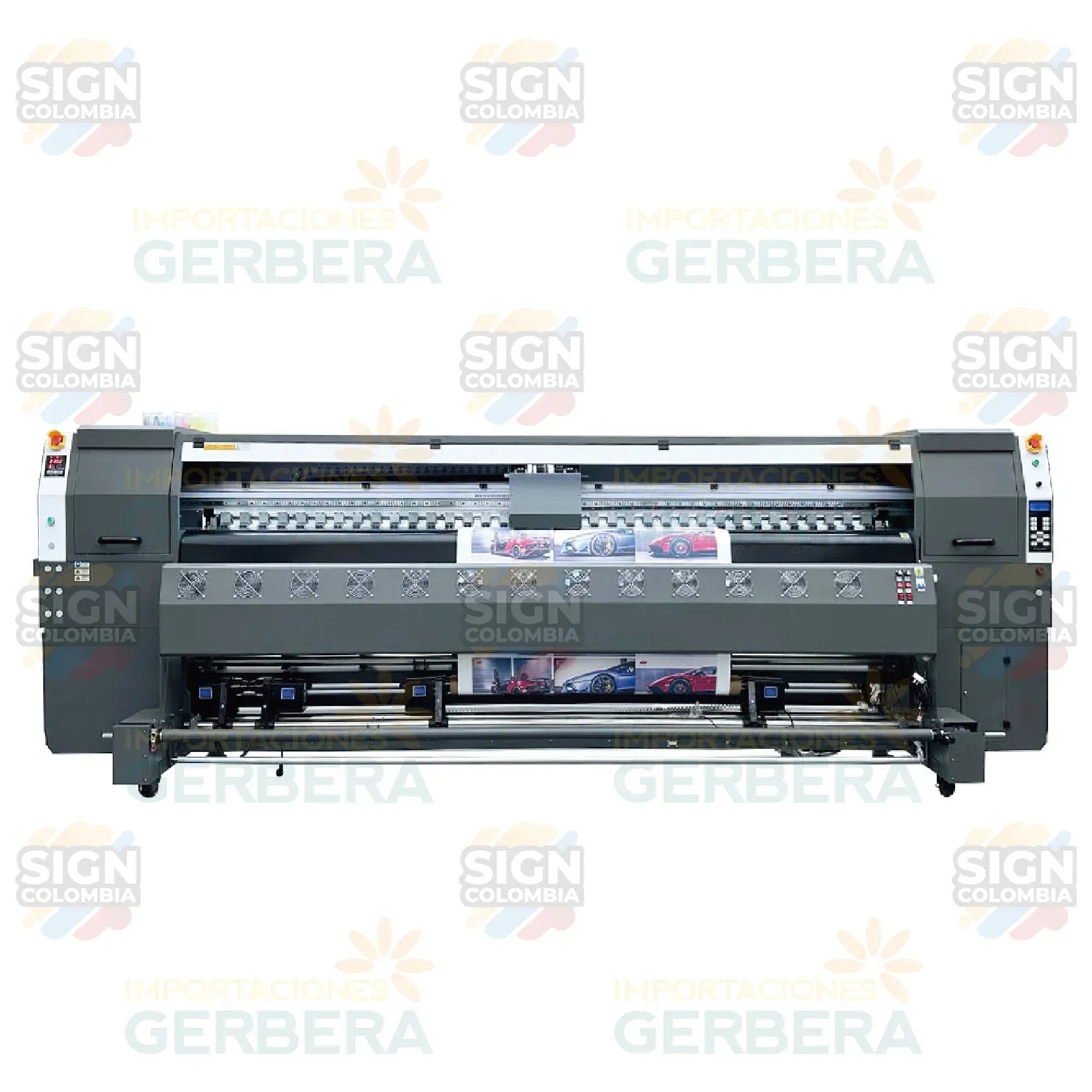 Impresora ecosolvente de 3,2 m con 4 cabezales I3200 - SIGN COLOMBIA Plotter de corte